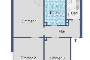 Erdgeschosswohnung mit Balkon – Neckarweg 21, 34131 Kassel – Vorschaubild 9