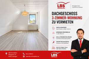 3-Zimmer-Mietwohnung im Dachgeschoss in Solingen-Merscheid
