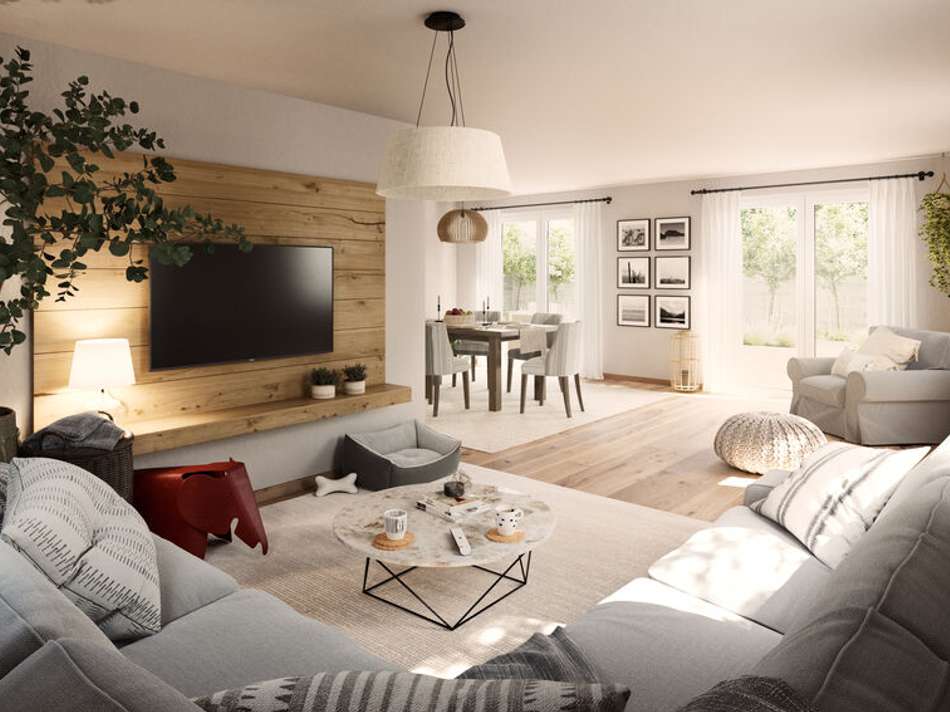 Wohnbeispiel Wohnzimmer
