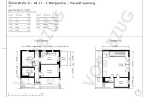 Exklusive 4-Zimmer-Maisonette über zwei Ebenen – Hochwertig kernsaniert mit Balkon und eigenem Stell – Wernerstr. 10, 3046 Mitte, Cottbus – Vorschaubild 3