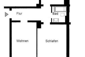Schön geschnittene 2 Zimmer Wohnung im Südviertel