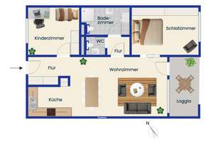 Ein Zuhause zum Bleiben: Hochwertige 3-Zimmer-Wohnung mit Loggia und Tiefgarage in Tarforst – Die vollständige Adresse der Immobilie erhältst du vom Anbieter., 54296 Tarforst, Trier – Vorschaubild 16