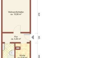 1-Zimmer-Glück! Zentral Wohnen in Löbau! – Birkenweg 4, 2708 Löbau – Vorschaubild 6