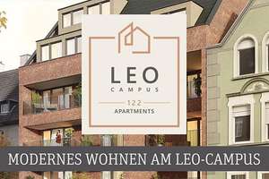 MODERNES WOHNEN IN  EINEM APARTMENT GEGENÜBER DEM LEO-CAMPUS 