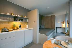 Exklusives, hochwertig möbliertes Apartment mit tollem Blick in Stuttgart West – Die vollständige Adresse der Immobilie erhältst du vom Anbieter., 70193 Kräherwald, Stuttgart – Vorschaubild 8