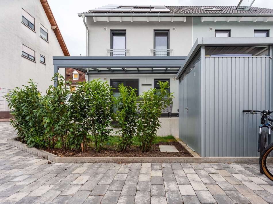 Ansicht Garten Haus 