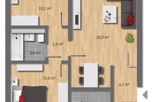 Gemütliche 3,5-Raum-Wohnung mit Ausblick ins Grüne in beliebter Lage – Die vollständige Adresse der Immobilie erhältst du vom Anbieter., 45277 Überruhr-Holthausen, Essen – Vorschaubild 22