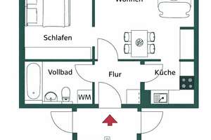 PROVISIONSFREI & FREI – sanierte Wohnung mit großem Südwest-Balkon & TG-Stellplatz – Kollaustraße 121 A, 22453 Niendorf, Hamburg – Vorschaubild 21