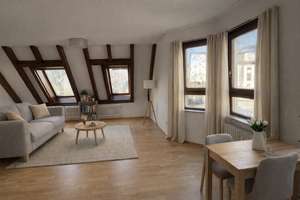 Helle 2-Zimmer Maisonette-Wohnung mit Balkon in Stuttgart-Degerloch