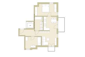 Wohnensemble Gipfelglück - 3 Zimmer-Balkonwohnung (barrierefrei) - Whg 4
