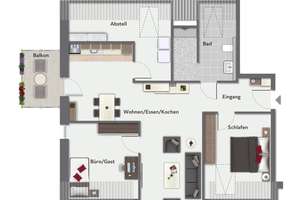 Dachgeschosswohnung in St. Mauritz – Nachhaltig, hochwertig, zukunftsfähig – 48155 Mauritz-Ost, Münster – Vorschaubild 12