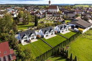 Top moderne, neue Doppelhaushälfte KFW40 inkl. Garten, Carport, Geräteraum und 2 Stellplätze – Zum Moos 7, 87772 Pfaffenhausen – Vorschaubild 2