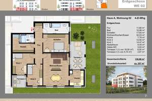 Letzter Bauabschnitt! 2-Zimmer-Wohnung mit Terrasse, Garten und TG-Platz / Neubau - Erstbezug – Kornblumenstr. 11, 38108 Wabe-Schunter-Beberbach, Braunschweig – Vorschaubild 4