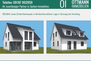 NEUBAU eines modernen Einfamilienhauses im beliebten Schwaig – Die vollständige Adresse der Immobilie erhältst du vom Anbieter., 90571 Schwaig bei Nürnberg – Vorschaubild 1