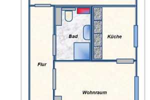 Vollständig renovierte 2-Raum-EG-Wohnung mit neuer Einbauküche in Osnabrück – Sutthauser Straße 134a, 49080 Osnabrück – Vorschaubild 7