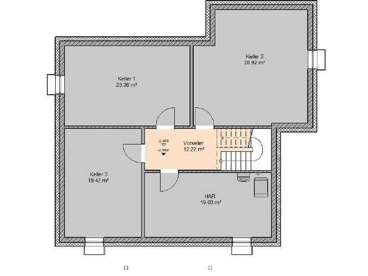 Grundriss Kellergeschoss