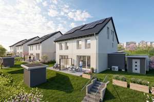 Doppelhaus 134 m² KfW-40 NH mit doppelter AfA in Niedernhausen | bezugsfertig Dez.´26 | förderfähig – In d. Farnwiese -, 65527 Niedernhausen – Vorschaubild 1