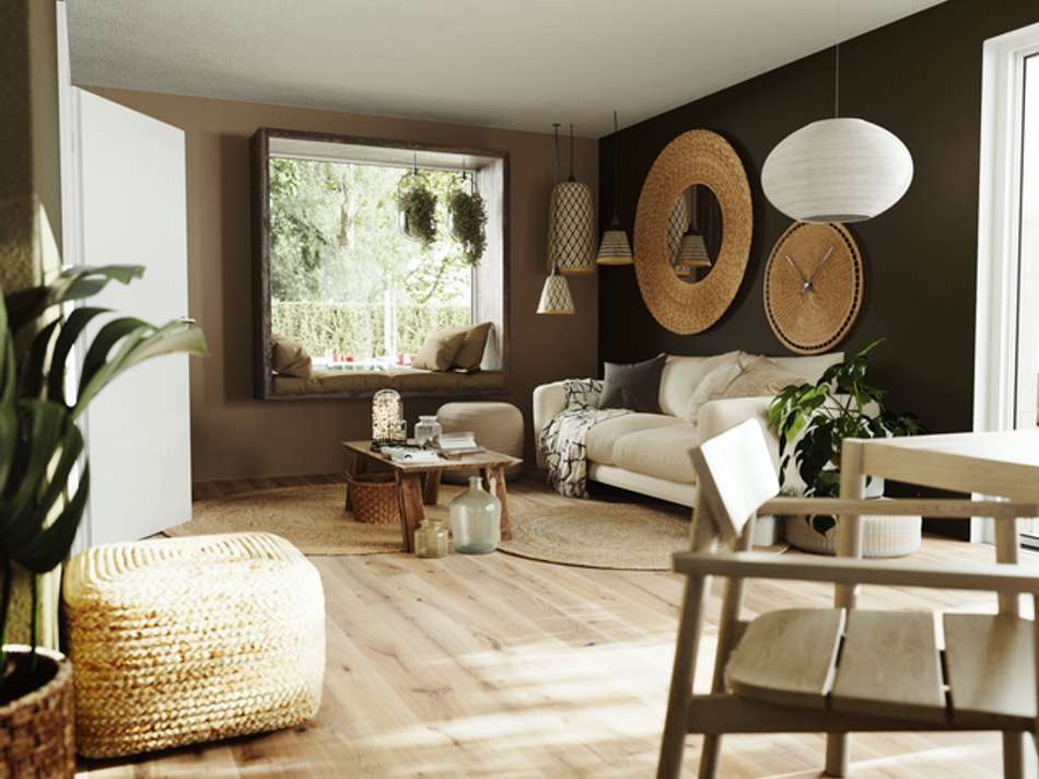 Wohnbeispiel Wohnzimmer