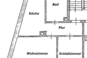 2-Zimmer-Whg - große Küche, Laminat, Badewanne - sehr schöne Lage, direkt am Auenwald – Bucksdorffstraße 25, 4159 Möckern, Leipzig – Vorschaubild 7