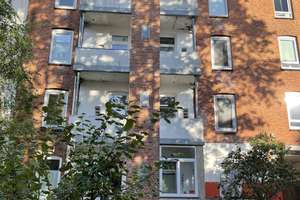 Ravensberg 1 Min neben Uni / 2 Zi Whg  Balkon /Klönküche möbl / Waschm Geschirrsp , Holzbode Balkon, – Knooper Weg 162, 24105 Ravensberg, Kiel – Vorschaubild 22