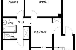 3-Zimmer Wohnung in Grumme – Ennepestraße 28, 44807 Kornharpen/Voede-Abzweig, Bochum – Vorschaubild 3