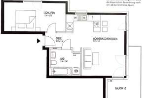 Sofort bezugsfrei: Neuwertige 2-Zimmer-Wohnung mit Balkon inkl. Garagenstellplatz ohne Makler – Die vollständige Adresse der Immobilie erhältst du vom Anbieter., 81927 Englschalking, München – Vorschaubild 14