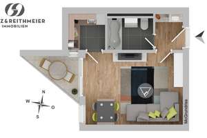 Leben am Schwabinger See – Stilvolles Apartment in begehrter Lage – Die vollständige Adresse der Immobilie erhältst du vom Anbieter., 80805 Alte Heide-Hirschau, München – Vorschaubild 6