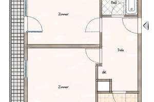 *** Komplett renoviert: Optimal geschnittene 2-Zimmer-Wohnung mit Süd- und Westbalkon *** – Wundtstraße 27, 80939 Am Hart, München – Vorschaubild 2