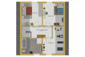 *** Exklusives KfW-40-Plus-Einfamilienhaus mit PV-Anlage, Erdwärmepumpe, Doppelgarage – Die vollständige Adresse der Immobilie erhältst du vom Anbieter., 99331 Geschwenda – Vorschaubild 15