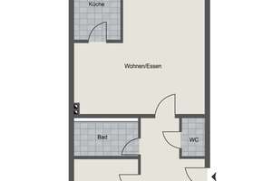 Nur wenige Meter zum Stadtwald! Geräumige 3-Zimmer-Wohnung mit Grünblick-Loggia und Einzelgarage – Die vollständige Adresse der Immobilie erhältst du vom Anbieter., 47803 Inrath/Kliedbruch, Krefeld – Vorschaubild 12