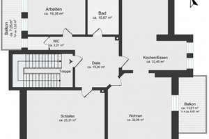 Historische Eleganz trifft Wohnluxus - Wohnung mit Dachterrasse in HD-Weststadt – Die vollständige Adresse der Immobilie erhältst du vom Anbieter., 69115 Weststadt, Heidelberg – Vorschaubild 6