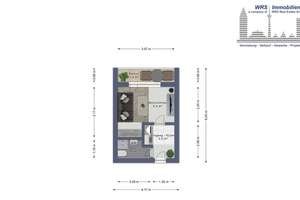 WRS Immobilien - käuferprovisionsfrei - FFM-Seckbach - 1 Zi ETW  - Selbstnutzung oder  Kapitalanlage – Die vollständige Adresse der Immobilie erhältst du vom Anbieter., 60389 Bornheim, Frankfurt am Main – Vorschaubild 14