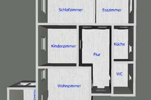 Erdgeschoss Mietwohnung 88m² im Riemeke  Viertel 