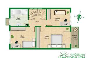 Charmantes Architekten-Reiheneckhaus mit großem Garten
keine Käuferprovision – Die vollständige Adresse der Immobilie erhältst du vom Anbieter., 82538 Geretsried – Vorschaubild 13