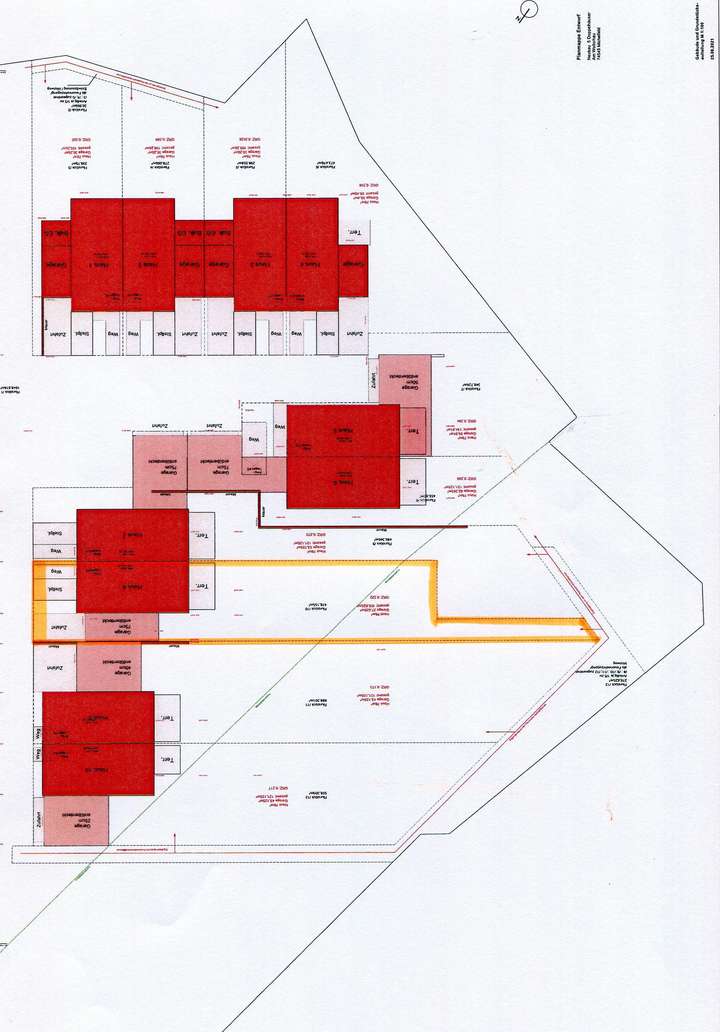 Lageplan Baugrundstück