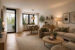 Schöne 3 Zimmer Wohnung mit Balkon Zentral in Brackwede Kirche mit Küche, Tiefgarage