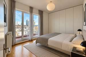 Skylineblick*Moderne 3-Zimmer Wohnung mit großem Balkon*2 Bäder*Lift* – 60487 Bockenheim, Frankfurt am Main – Vorschaubild 5
