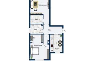 Helle 2 Zimmer Wohnung- für Singles, Paare und WG geeignet – Hagenring 78, 38106 Östliches Ringgebiet, Braunschweig – Vorschaubild 10