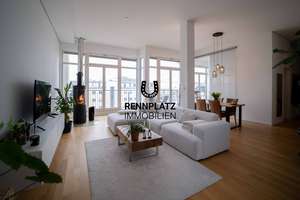 Luxus-Penthouse in Berlin-Mitte mit Dachterrasse, Kamin und 360-Grad-Skylineblick!