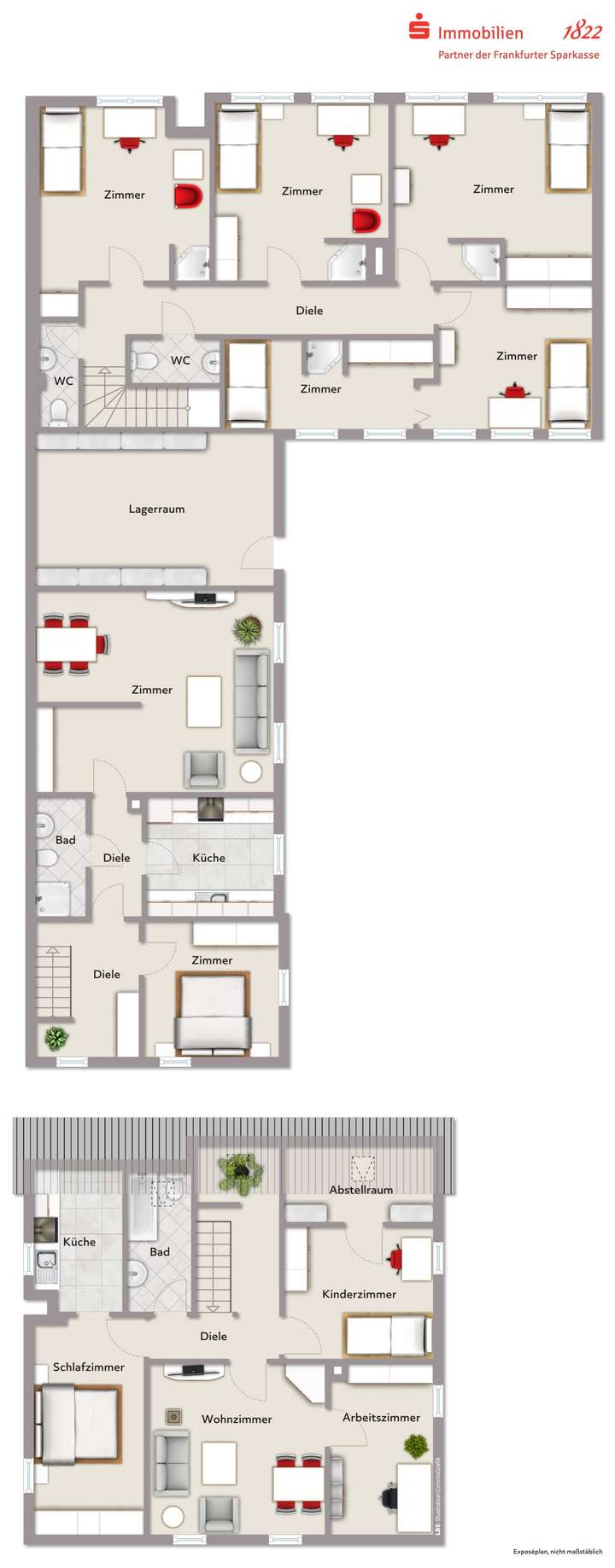 Grundriss 1. Obergeschoss