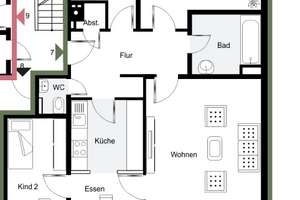 Super geschnittene 3,5 Zim.-Wohnung mit Südost Balkon im 2.OG in München-Laim - Provisionsfrei !!! – Die vollständige Adresse der Immobilie erhältst du vom Anbieter., 80686 Friedenheim, München – Vorschaubild 4