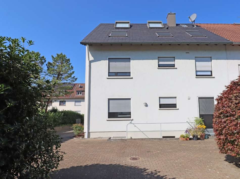 Rückseite des Hauses