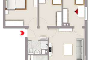 Helle 3/4-Zimmer-Wohnung mit viel Potenzial in Solingen – Die vollständige Adresse der Immobilie erhältst du vom Anbieter., 42653 Gräfrath, Solingen – Vorschaubild 10