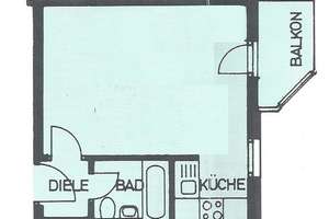 Dresden - Friedrichstadt - Attraktive 1-Raum-Wohnung mit Balkon!