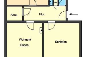 Stadtnah wohnen zwischen Bessungen und Paulusviertel – attraktive 2-Zi.-Wohnung mit Sonnenbalkon – Die vollständige Adresse der Immobilie erhältst du vom Anbieter., 64285 Mitte, Darmstadt – Vorschaubild 13