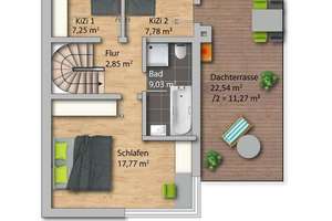 Gelegenheit | Charmantes Einfamilienhaus mit traumhaftem Südwestgarten in ruhiger Lage von Trudering – Die vollständige Adresse der Immobilie erhältst du vom Anbieter., 81827 Waldtrudering, München – Vorschaubild 19