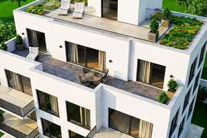 Penthouse mit Dachgarten und Rundumblick