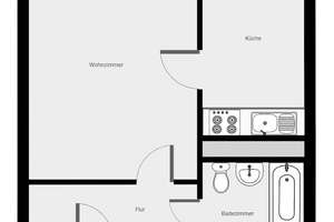 Kompakt wohnen, maximal leben - tolle 1 RW sucht Dich! – Jupiterstraße 42, 4205 Grünau-Nord, Leipzig – Vorschaubild 10
