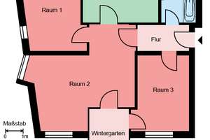 3-Zimmer-Erdgeschosswohnung in Bochum Wattenscheid / WBS erforderlich – Weststraße 76a, 44866 Leithe, Bochum – Vorschaubild 2