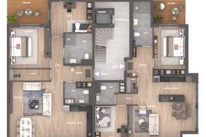 *ROON75* Modernes Stadthaus mit acht exklusiven Neubau-Eigentumswohnungen im noblen Bismarckviertel – Die vollständige Adresse der Immobilie erhältst du vom Anbieter., 47799 Cracau, Krefeld – Vorschaubild 8